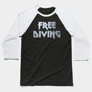 Free Diving Baseball T-Shirt